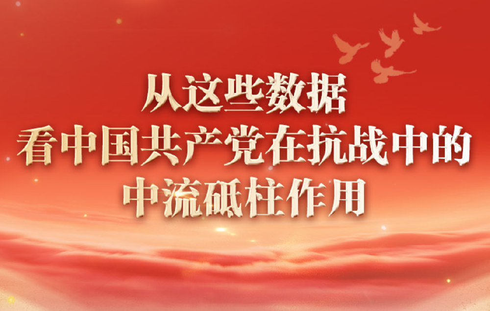 新华社：从这些数据，看中国共产党在抗战中的中流砥柱作用